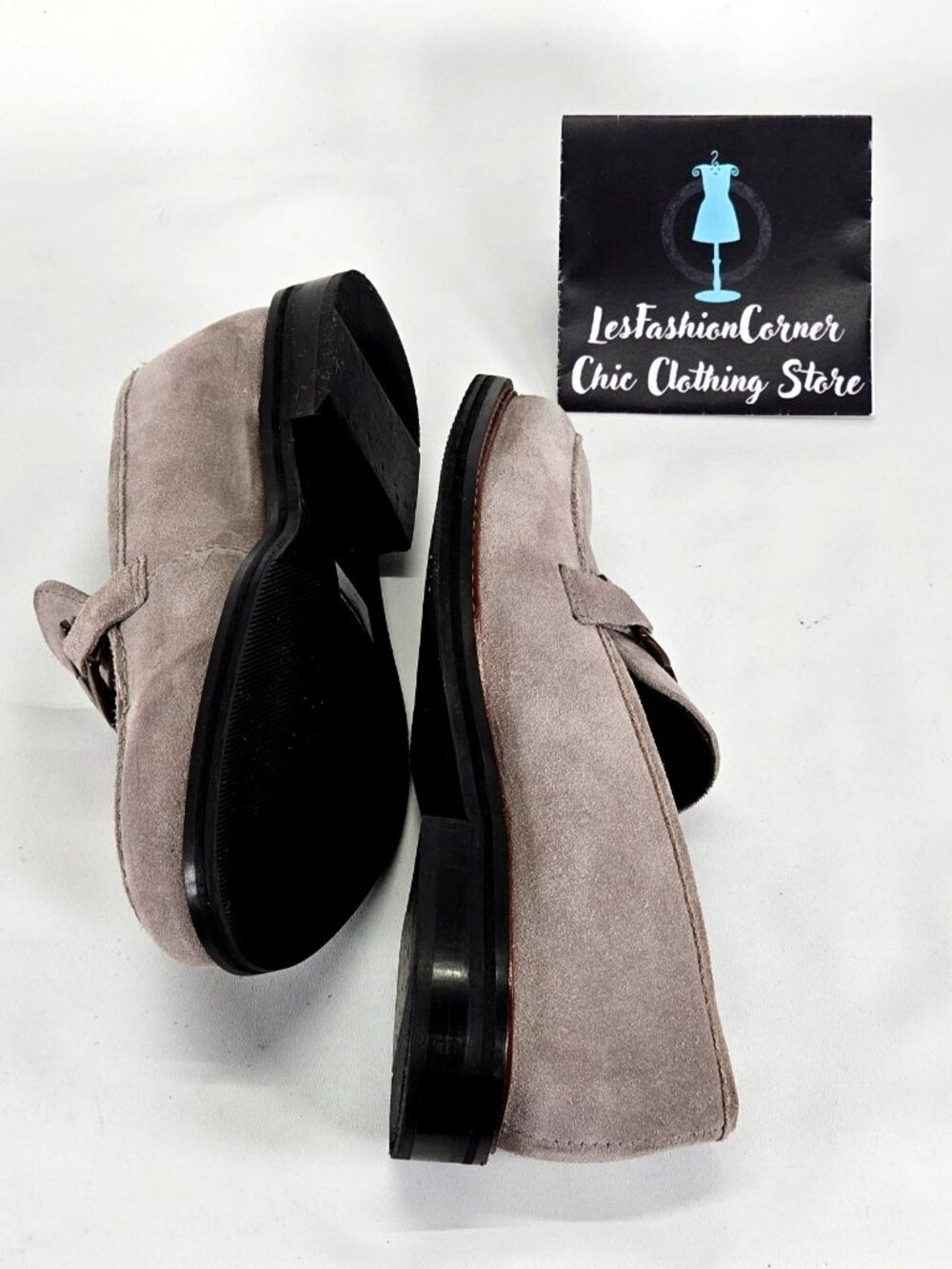 Ara Women's Kyle 2.0 Light Grey Suede High Soft Loafers Size 5.5 137 - Picture 14 of 16